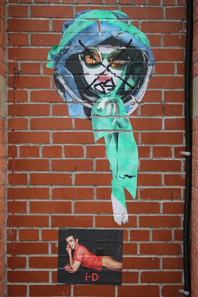 Трафарет в Нижнем Ист-Сайде на Манхэттене — стоковое фото