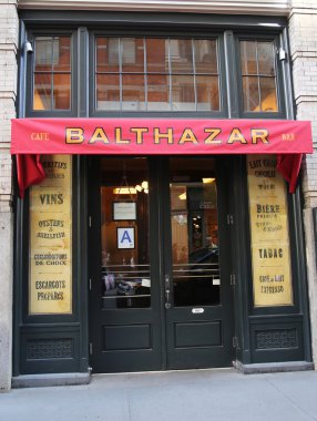 New York'ta Soho Ünlü Balthazar Fransız restoranı