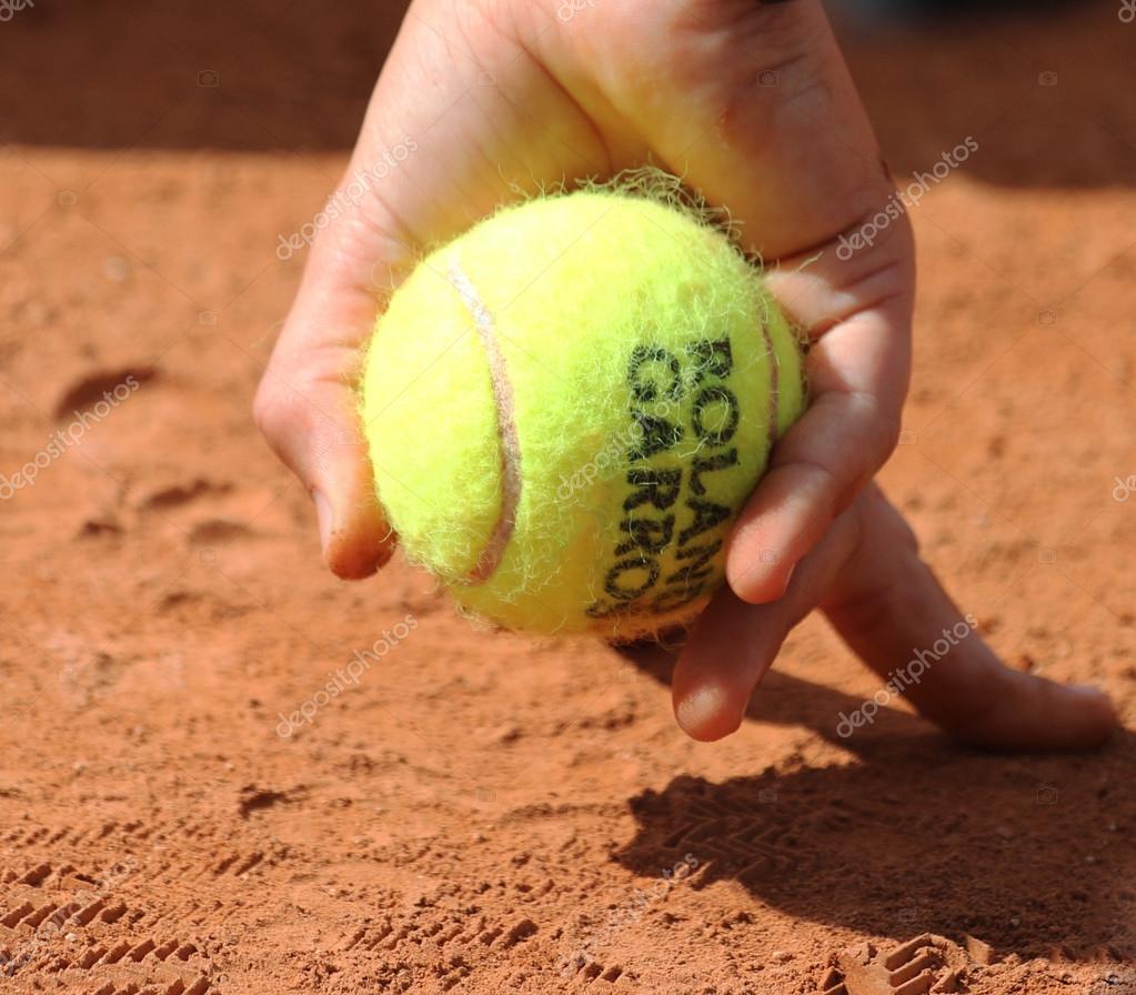 Ball Boy Holding Babolat Tennis Balls At Roland Garros 15 Stock Editorial Photo C Zhukovsky