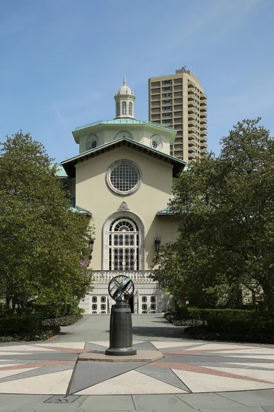 Magnolia Plaza and Central Pavilion at The Brooklyn Botanic Garden  