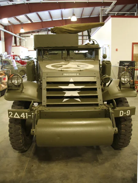 De auto van de Scout M3a1 bij het Museum van Amerikaanse Armor in Bethpage, Ny — Stockfoto