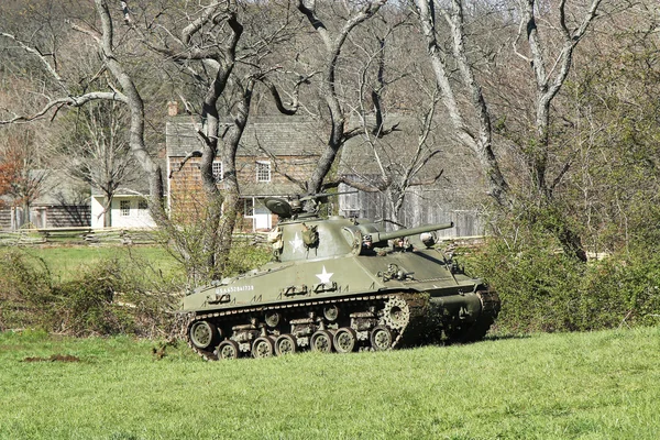 Le char Sherman M4 au Museum of American Armor — Photo