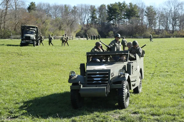 Panzerwagen im amerikanischen Panzermuseum — Stockfoto