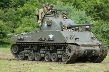 Amerikan Zırh Müzesi'ndeki M4 Sherman tankı
