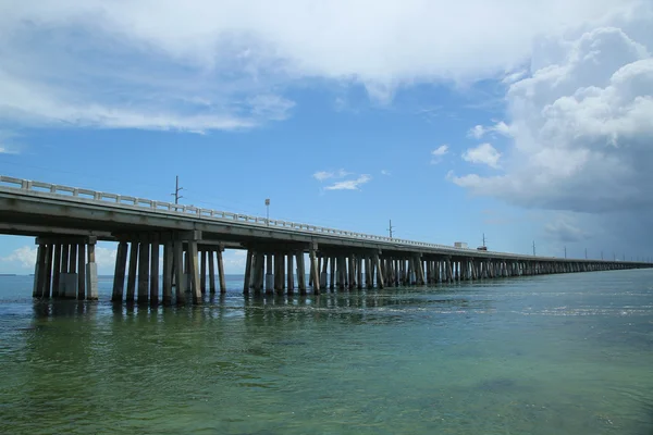 The Famous Seven Mile Bridge in the Florida Keys — Stock Photo, Image