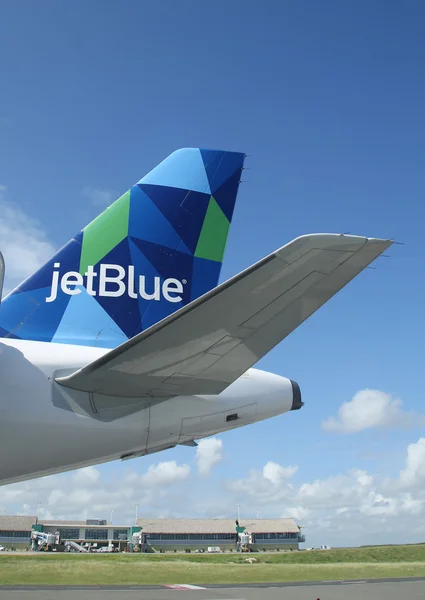 JetBlue Airbus A321 prisma diseño inspirado aleta de cola — Foto de Stock