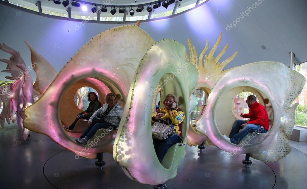 State Of The Art SeaGlass Carousel at The Battery Park in Lower