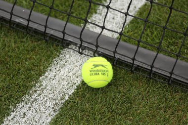 Slazenger wimbledon tenis topu çim tenis kortunda