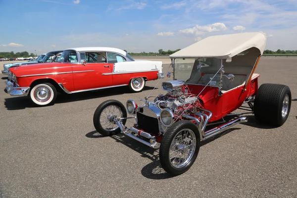 Historical 1925 Ford Hot Rod on display at the Antique Automobile Association of Brooklyn annual Spring Car Show