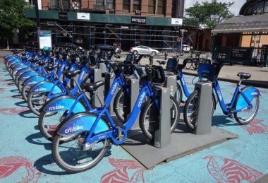 Citi Bisiklet istasyonu Manhattan