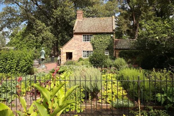 Cook's Cottage znajduje się w Fitzroy Gardens, Melbourne, Australia — Zdjęcie stockowe