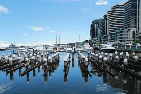 Melbourne City Marina at Docklands in Waterfront City, Melbourne, Australia — Stock Photo, Image