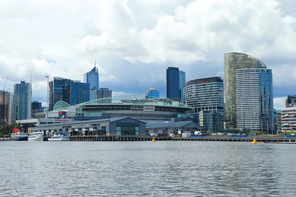 Estadio Etihad en el distrito Docklands de Melbourne, Victoria — Foto de Stock