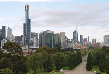 Melbourne silüeti panorama