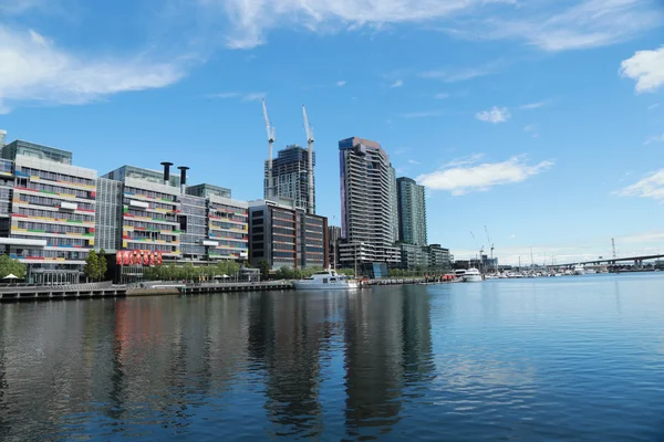 Melbourne City Marina en Docklands en Waterfront City, Melbourne — Foto de Stock