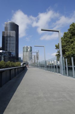 Hayes Köprüsü tarihi eski tren köprü Yarra Nehri Melbourne