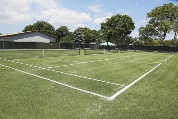 Grass tennis courts — Stock Photo, Image