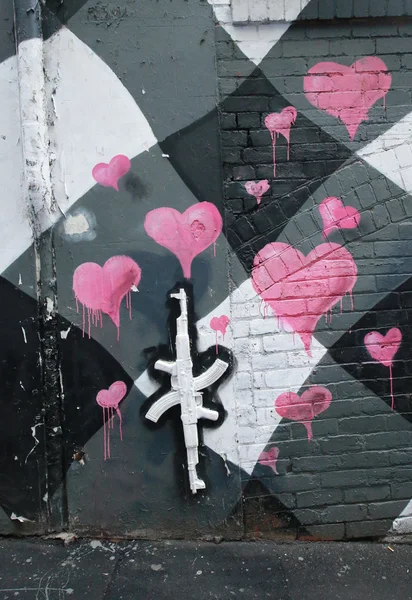 AC/DC lane Melbourne duvar sanat — Stok fotoğraf