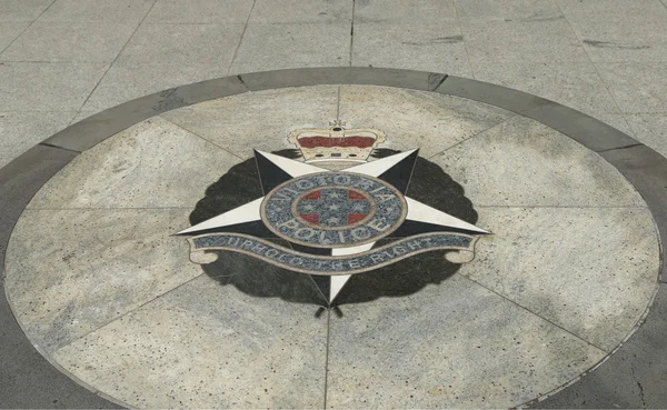 Victoria Police Memorial at Kings Domain Gardens in Melbourne — Stock Photo, Image