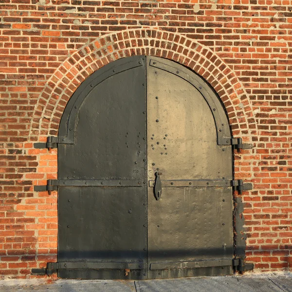 Vintage metal door — Stock Photo, Image