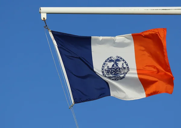 Vlajka města New york — Stock fotografie