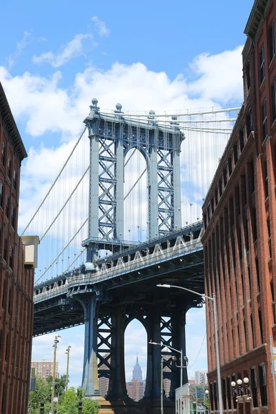 Manhattan vista ponte — Fotografia de Stock