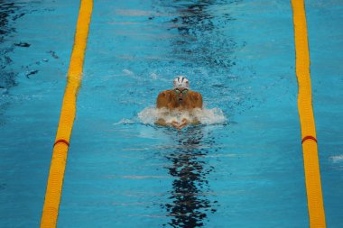 Erkekler 200 m bireysel karışık Rio 2016 Olimpiyat Oyunları Olimpiyat Şampiyonu Michael Phelps Amerika Birleşik Devletleri yarışıyor
