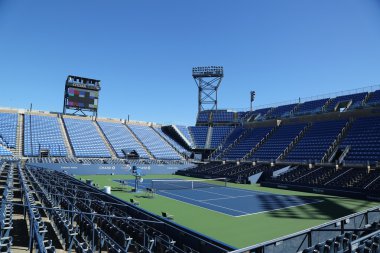 Billie Jean King Ulusal Tenis Merkezi'ndeki Louis Armstrong Stadyumu Us Open turnuvasına hazır