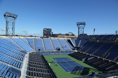 Billie Jean King Ulusal Tenis Merkezi'ndeki Louis Armstrong Stadyumu Us Open turnuvasına hazır