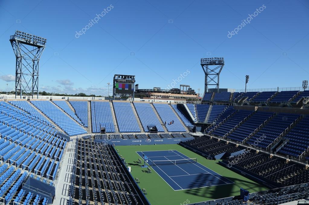 Louis Armstrong Stadium at the Billie Jean King National Tennis Center ready for US Open ...