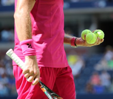 Grand Slam bize açık 2016, ilk tur maçı sırasında eylem Stanislas Wawrinka İsviçre şampiyonu