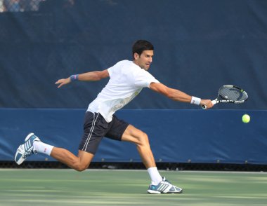 12 kez Grand Slam şampiyonu Sırp Novak Cokoviç, Us Open 2016 için antrenmanlar