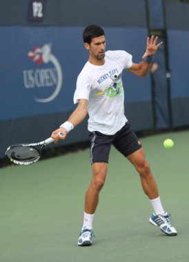 12 kez Grand Slam şampiyonu Sırp Novak Cokoviç, Us Open 2016 için antrenmanlar