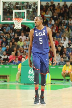 Olimpiyat Şampiyonu takım ABD grup A basketbol match Team Usa ve Avustralya arasında eylem Kevin Durant