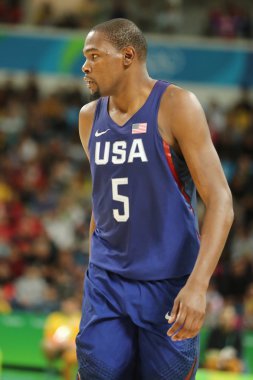 Olimpiyat Şampiyonu takım ABD grup A basketbol match Team Usa ve Avustralya arasında eylem Kevin Durant