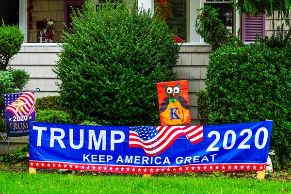 Oceanside New York Oktober 2020 Trump Keep America Great 2020 — Stockfoto