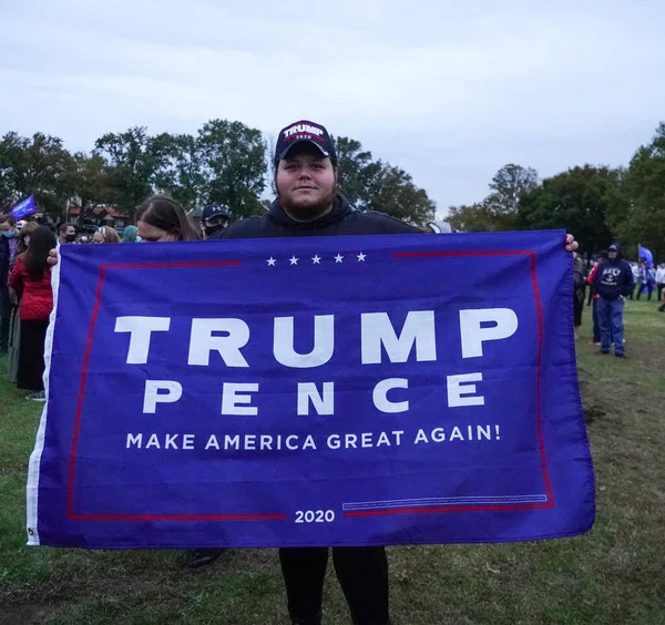 Brooklyn New York October 2020 President Trump Supporters Participate New — Stock Photo, Image