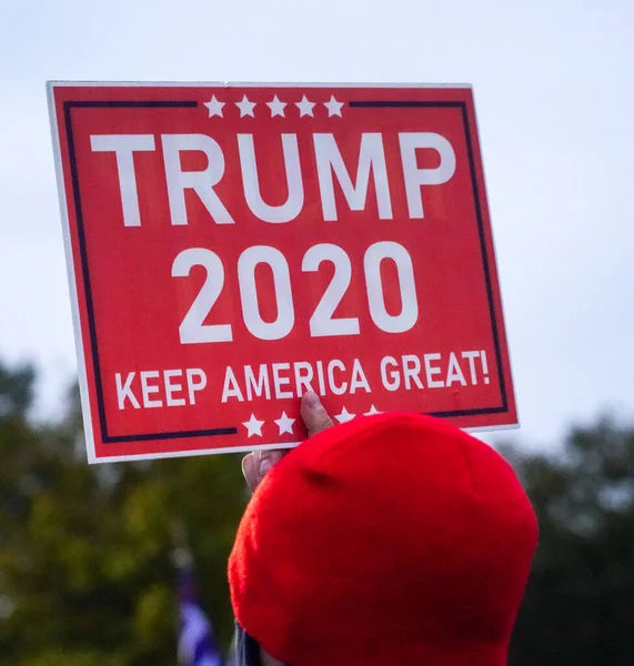 Brooklyn Nueva York Octubre 2020 Los Partidarios Del Presidente Trump — Foto de Stock