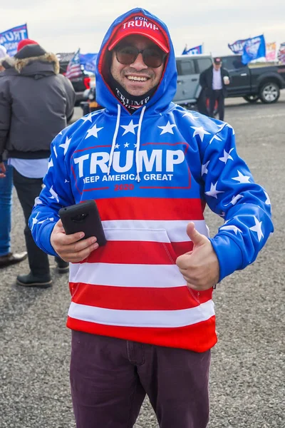 Brooklyn New York November 2020 President Trump Supporters Participate National — Stock Photo, Image