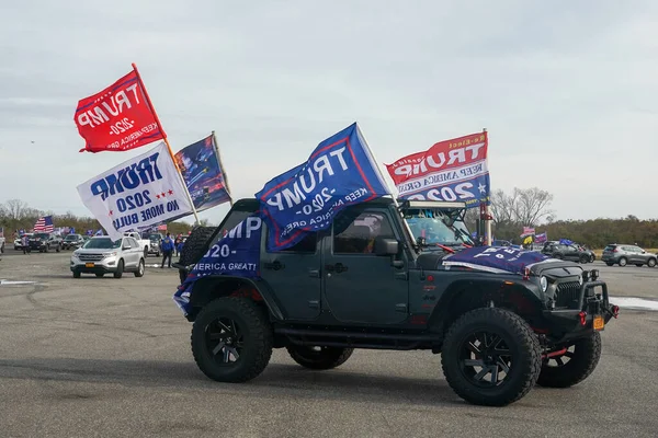 Brooklyn New York November 2020 President Trump Supporters Nemen Deel — Stockfoto