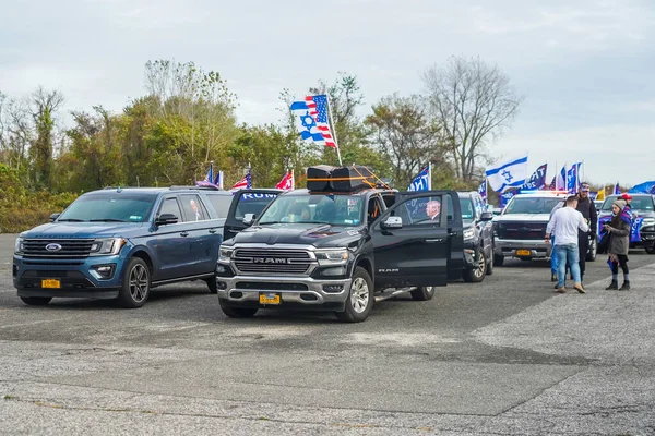 Brooklyn New York November 2020 President Trump Supporters Participate National — Stock Photo, Image