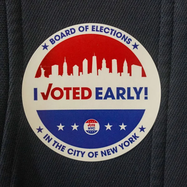 New York Novembre 2020 Votato All Inizio Della Città New — Foto Stock