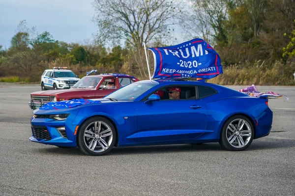 Brooklyn New York November 2020 President Trump Supporters Participate National — Stock Photo, Image