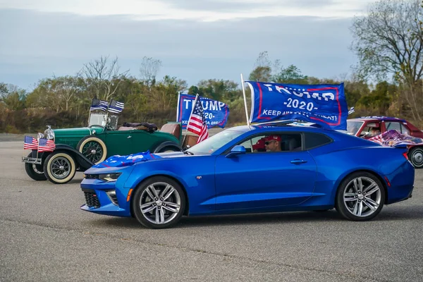 Brooklyn New York Novembre 2020 Sostenitori Del Presidente Trump Partecipano — Foto Stock