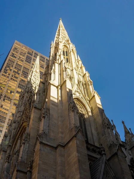 Nova Iorque Novembro 2020 Catedral São Patrício Nova York — Fotografia de Stock