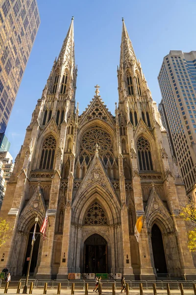 Nueva York Noviembre 2020 Catedral San Patricio Nueva York —  Fotos de Stock