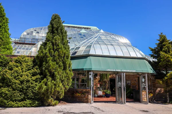 Chicago Illinois May 2019 Lincoln Park Conservatory Chicago Illinois — стоковое фото