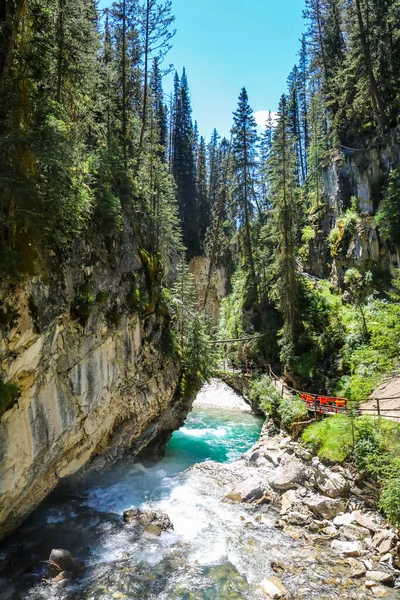 Johnston Canyon Banffs Nationalpark — Stockfoto