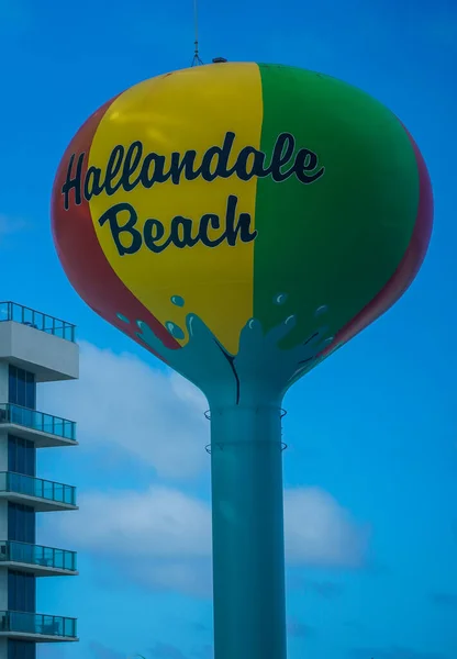 Hallandale Beach Florida Aralık 2020 Güney Florida Hallandale Sahil Kulesi — Stok fotoğraf