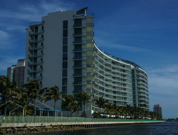 Aventura Florida January 2021 Luxury Condominiums Aventura Marina Miami Florida — Stock Photo, Image